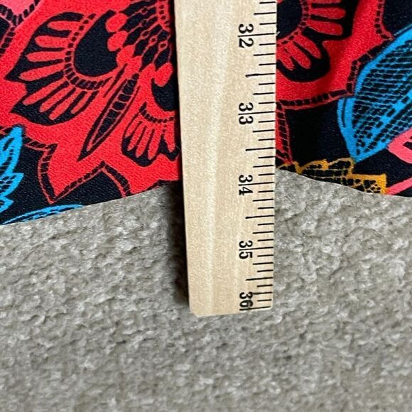 CeCe Arlington Shift Dress Women Size 0 Multicolor Floral Print Sleeveless Crepe - Picture 5 of 9